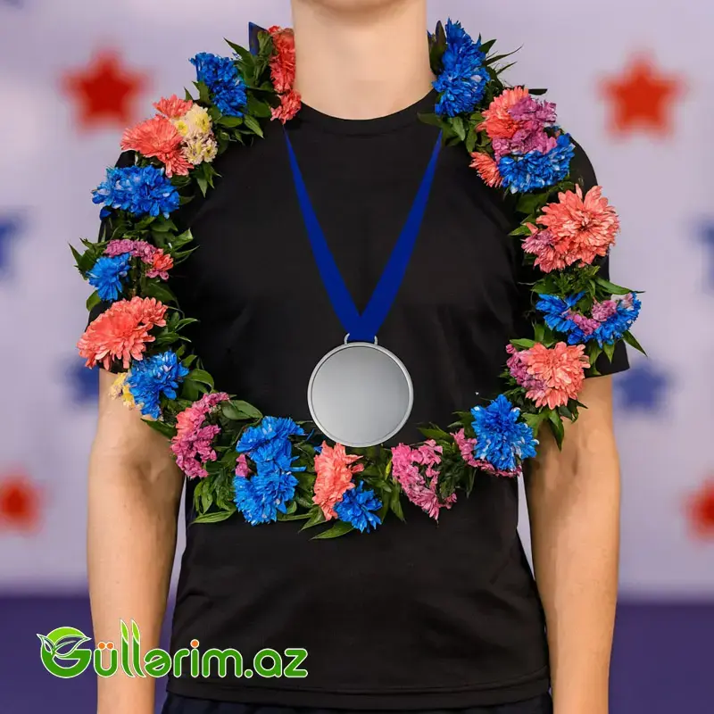 Halqavari Gül Çələngi rəbgli (Gul celengi)