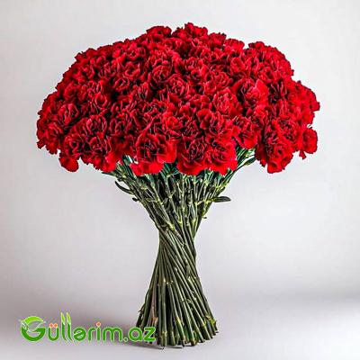 Qırmızı Qərənfil – 50 ədədlik dəstə