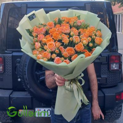 Narıncı Gül Buketi