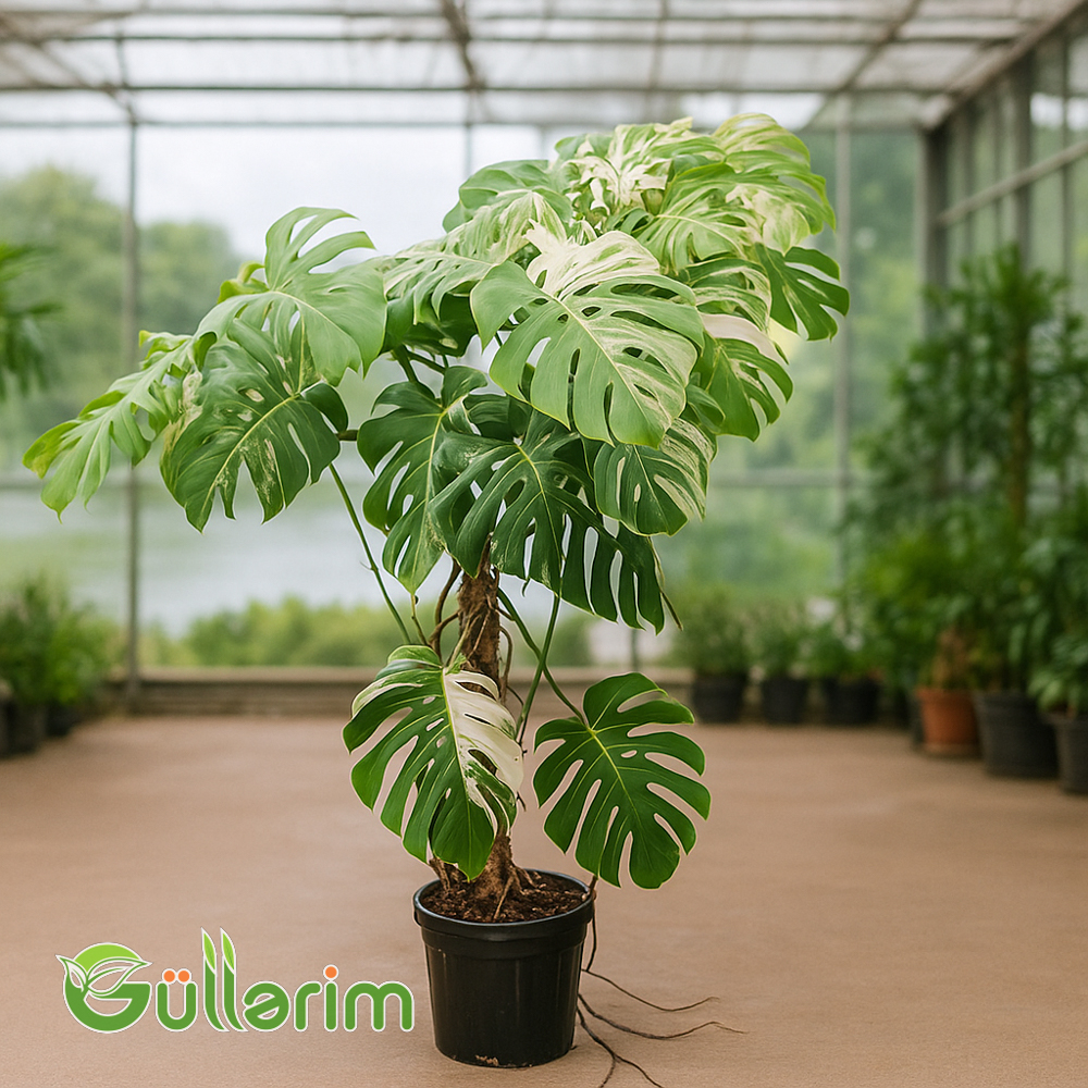 Variegated Monstera(Ağ Alacalı Monstera)
