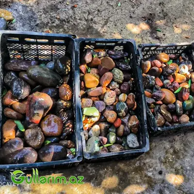 Təbii çay daşları ()Cay dasi)