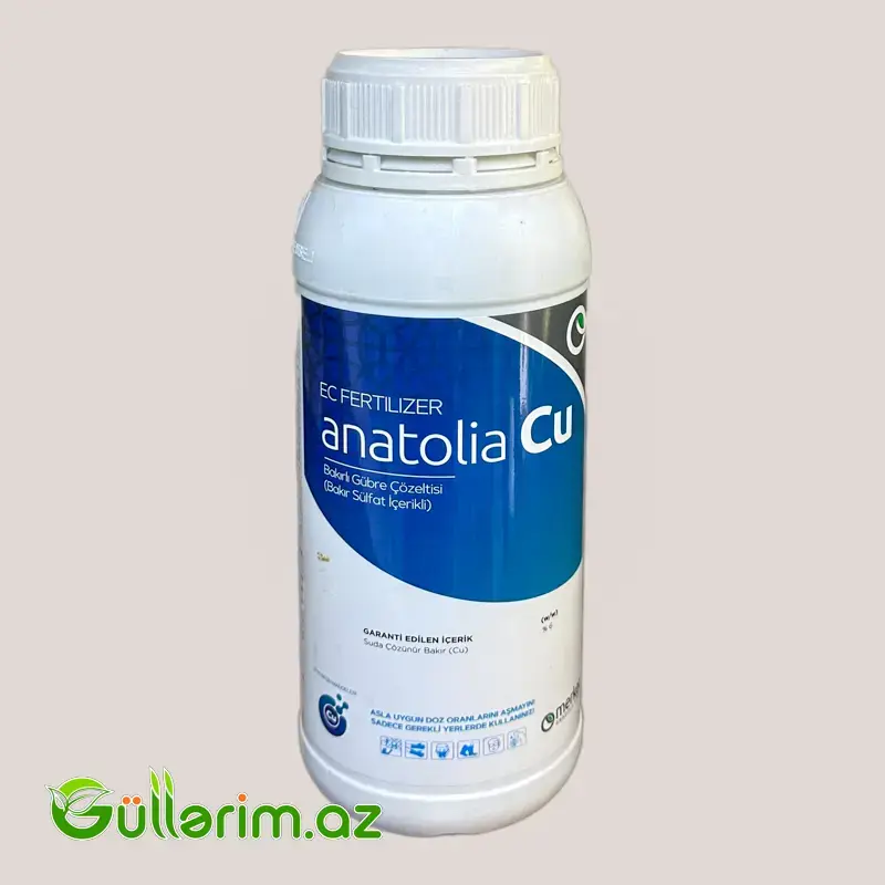 Anatolia Cu – Mis Tərkibli Gübrə Məhlulu
