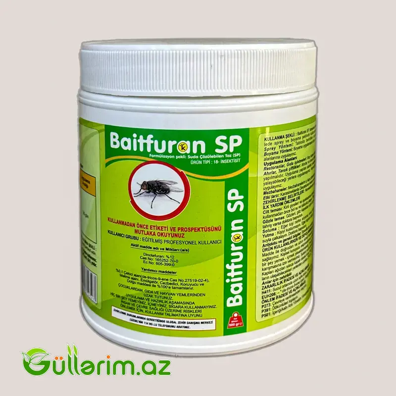 Baitfuran SP – Professional Milçək Əleyhinə İnsektisid (500 q)