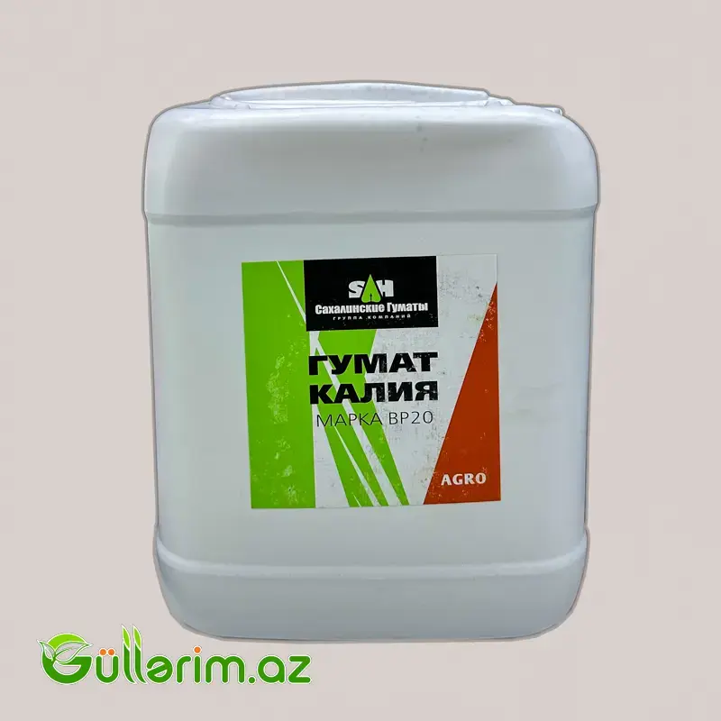 Saxalinski Kalium Humatı BP20 - 20% konsentrasiyalı (Гумат Калия «Сахалинский»)