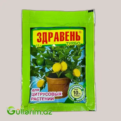Sitrus Bitkiləri Üçün Kompleks Gübrə Zdraven Turbo (15 qr)