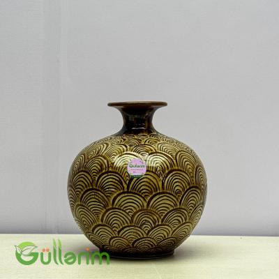 Naxışlı Keramika Vaza
