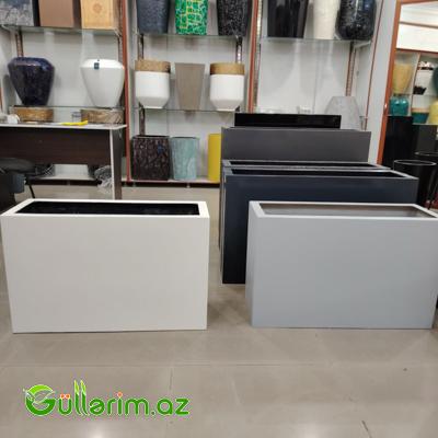 Ağ Uzun Dekorativ Dibçək