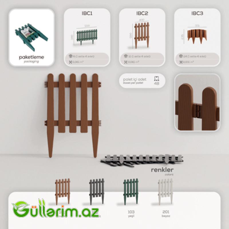 Ağ Plastik Bağ Çəpəri