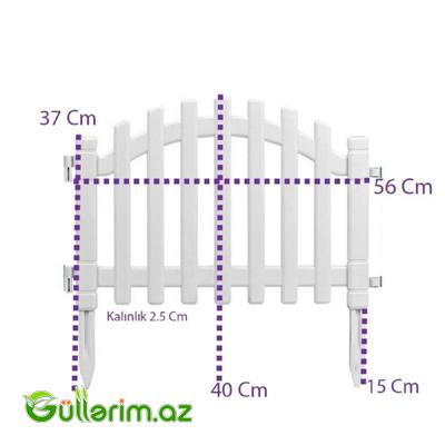 Ağ Plastik Bağ Çəpəri