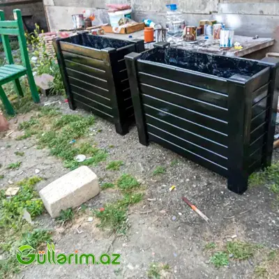 Taxta dibçək (Əl işi) № 037