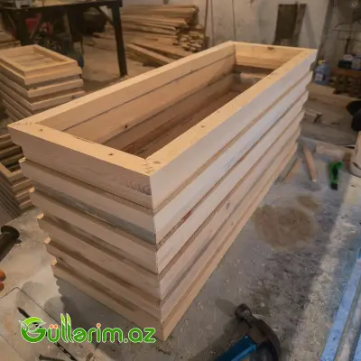 Taxta dibçək (Əl işi) № 044