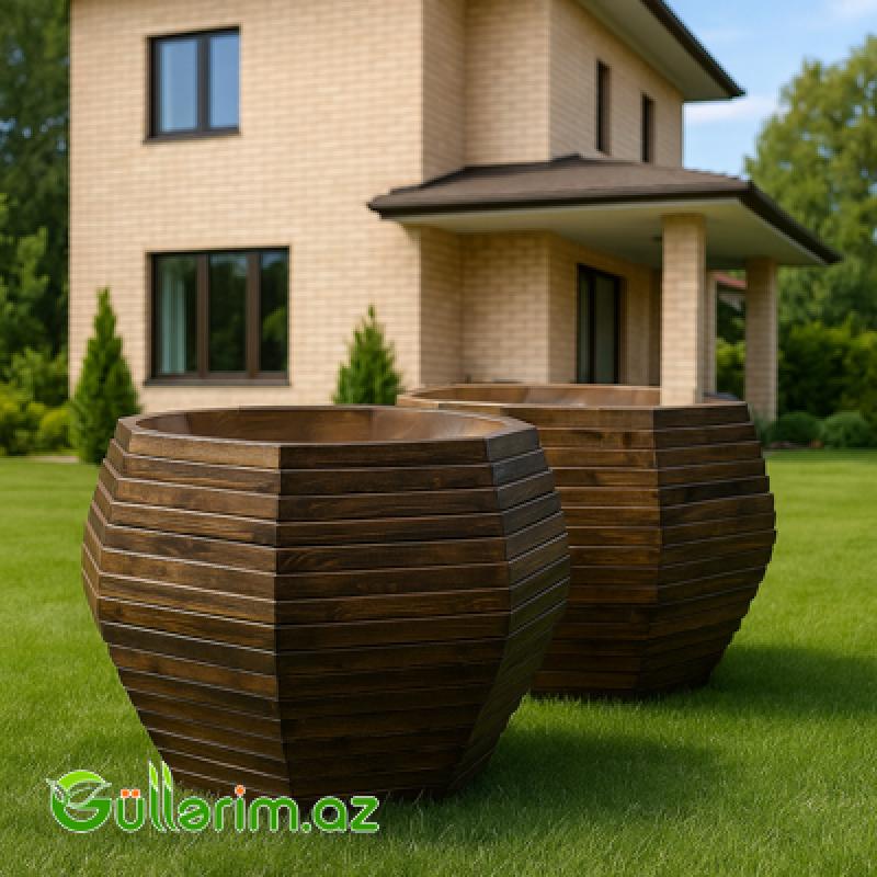 Taxta dibçək (Əl işi) № 02