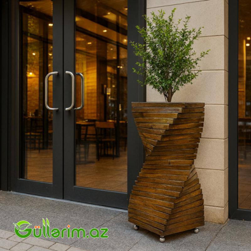 Taxta dibçək (Əl işi) № 07