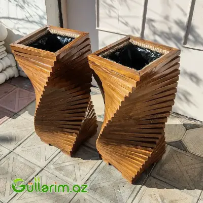 Taxta dibçək (Əl işi) № 07