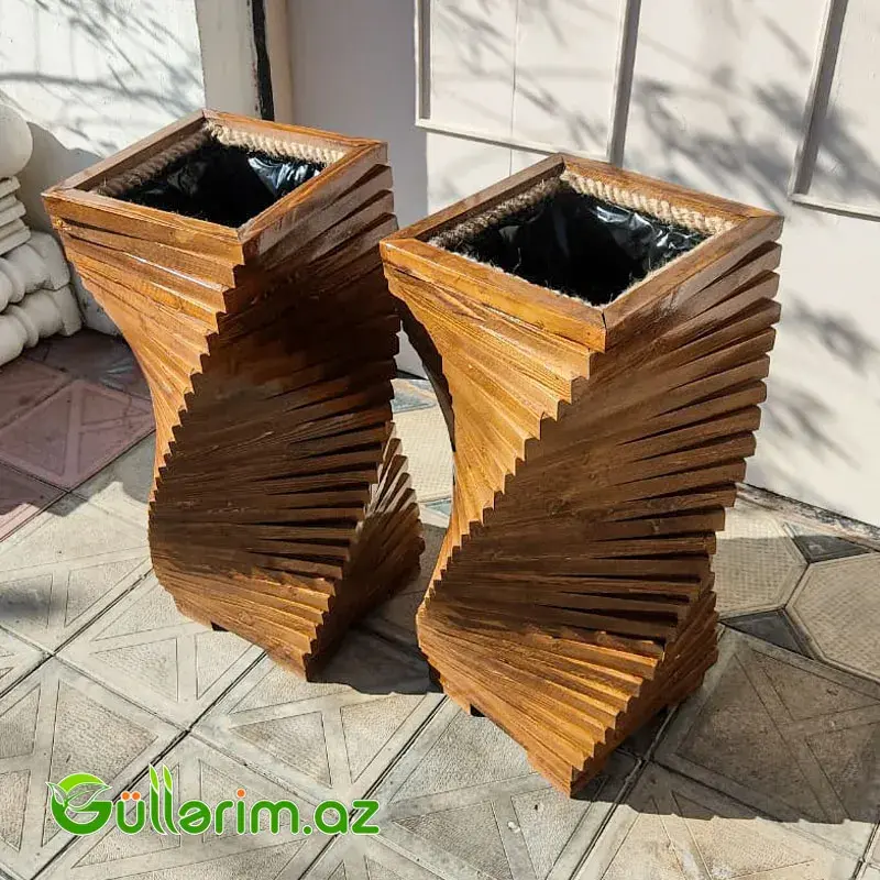 Taxta dibçək (Əl işi) № 07