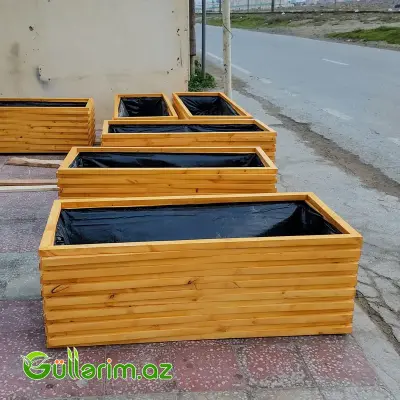 Taxta dibçək (Əl işi) № 010