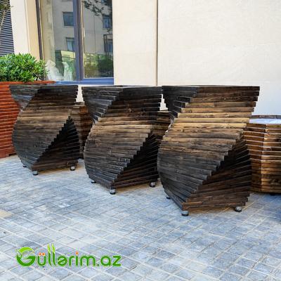 Taxta dibçək (Əl işi) № 017