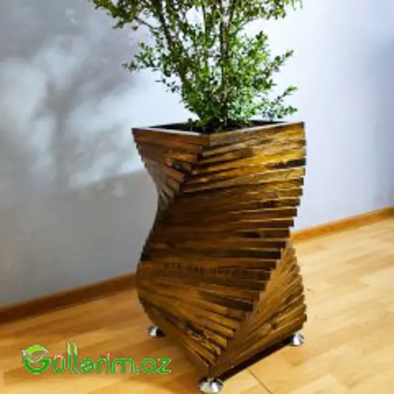 Taxta dibçək (Əl işi) № 012