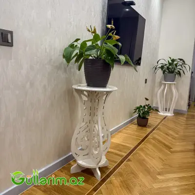 Dibçək altlıq ağ