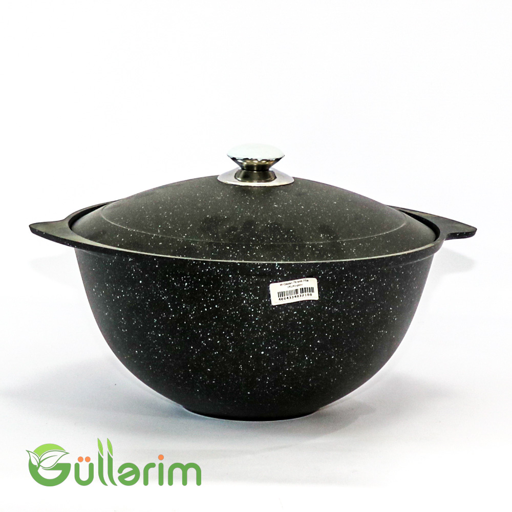 Qranit Plov Qazanı – Qapaqlı, Yapışmayan Örtüklə
