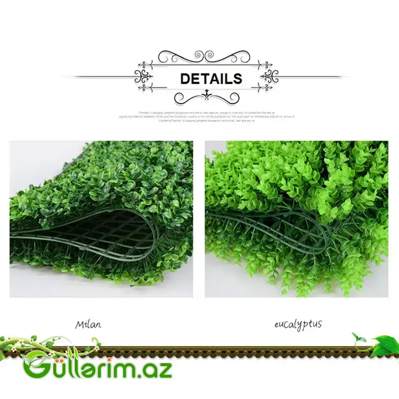 Dekorativ bitki paneli