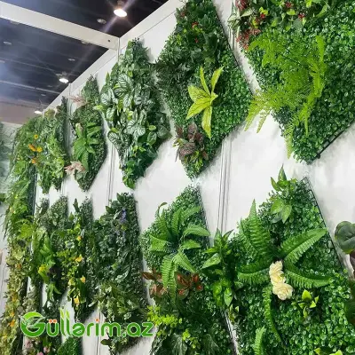 Dekorativ bitki paneli