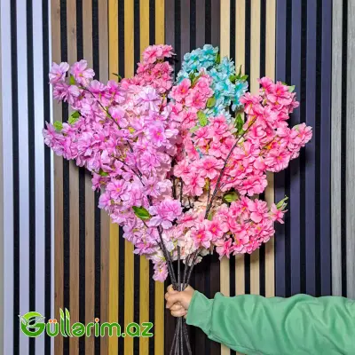 Süni Albalı Çiçəyi (Sakura) (Budaqları)