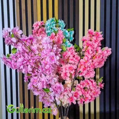 Süni Albalı Çiçəyi (Sakura) (Budaqları)