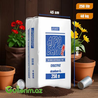 Agrobalt-S Torf Substratı (250 L / 40 kq)