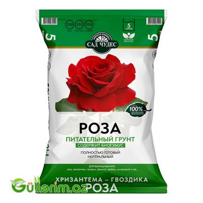 Güllər üçün qidalandırıcı torpaq