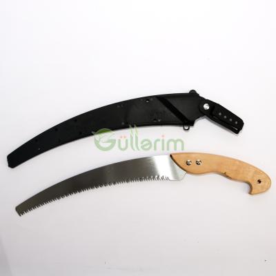 Samurai WP-330-LH Əyri Bağ Budama Mişarı – Taxta Saplı, Qınlı